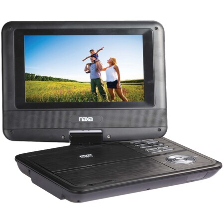 Naxa TFT LCD 7" Swivel-Screen Portable DVD Player NPD703